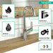 hansgrohe Logis Single-Hole Faucet 210 with Swivel Spout and Pop-Up Drain, 1.2 GPM, chrome - view 3