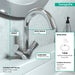hansgrohe Logis Single-Hole Faucet 150 with Swivel Spout and Pop-Up Drain, 1.2 GPM, chrome - view 4