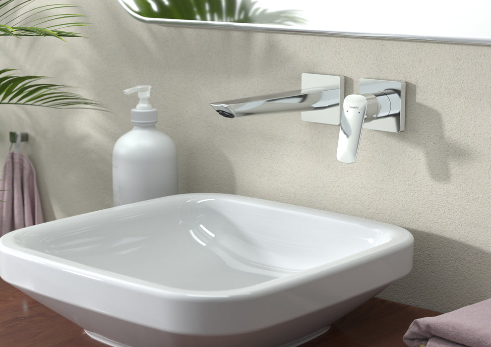 hansgrohe Logis Fine Wall-Mounted Single-Handle Faucet Trim, 1.2 GPM, chrome - view 2