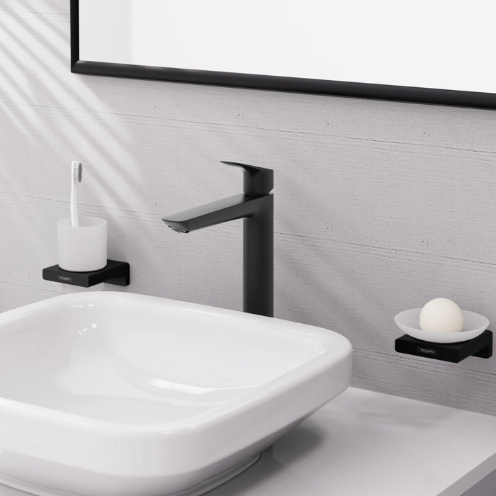 hansgrohe Logis Fine Single-Hole Faucet 240, 1.2 GPM, matte black - view 2