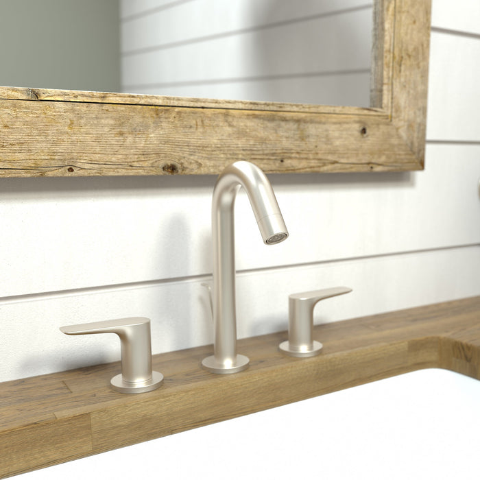 hansgrohe Logis Widespread Faucet 150 with Pop-Up Drain, 1.2 GPM, brushed nickel - view 2