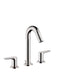 hansgrohe Logis Widespread Faucet 150 with Pop-Up Drain, 1.2 GPM, chrome
