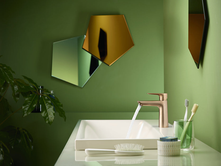 hansgrohe Talis E Single-Hole Faucet 110 with Pop-Up Drain, 1.2 GPM