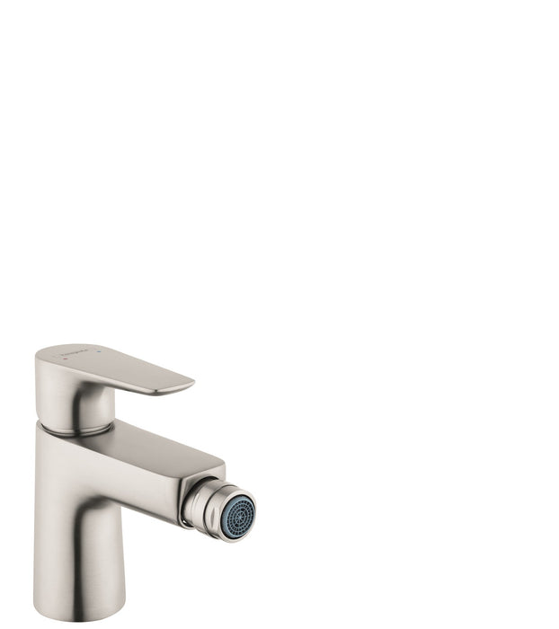 hansgrohe Talis E Single-Hole Bidet Faucet, 1.5 GPM, brushed nickel