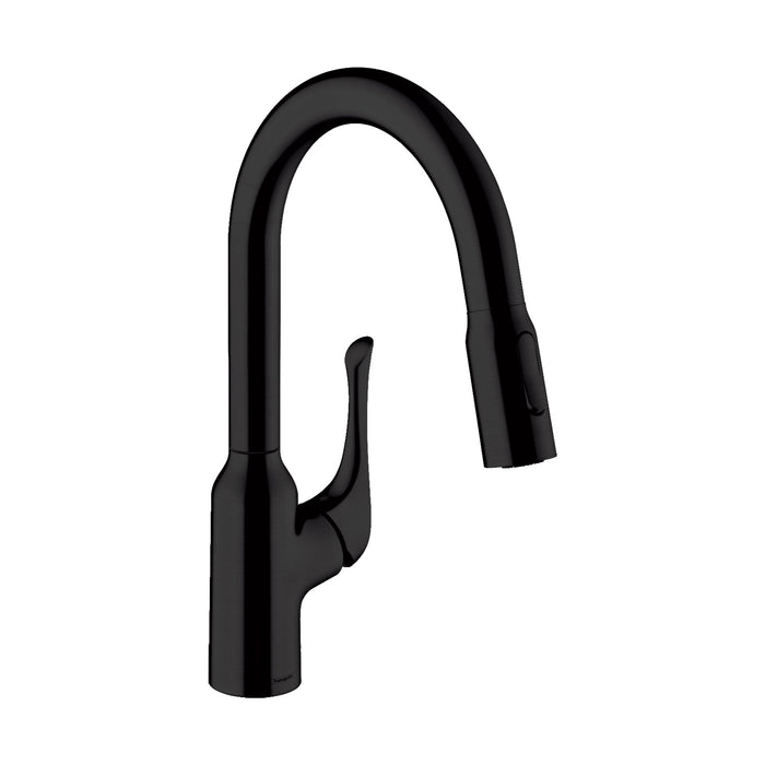 hansgrohe Allegro N Prep Kitchen Faucet, 2-Spray Pull-Down, 1.75 GPM, matte black