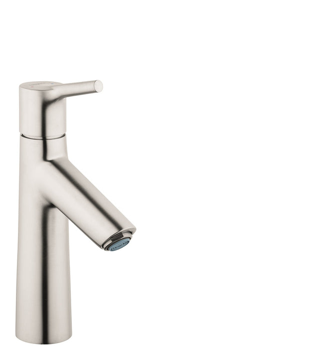 hansgrohe Talis S Single-Hole Faucet 100 with Pop-Up Drain, 1.2 GPM, brushed nickel