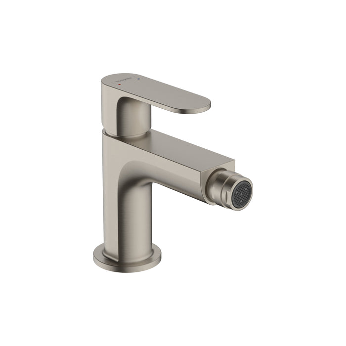 hansgrohe Rebris S Single-Hole Bidet Faucet, 1.5 GPM, brushed nickel