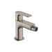 hansgrohe Rebris S Single-Hole Bidet Faucet, 1.5 GPM, brushed nickel