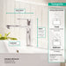 hansgrohe Rebris S Single-Hole Faucet 110 with Pop-Up Drain, 1.2 GPM, chrome - view 3