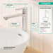 hansgrohe Rebris S Single-Hole Faucet 240, 1.2 GPM, chrome - view 3