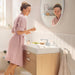 hansgrohe Rebris S Widespread Faucet 110 with Pop-Up Drain, 1.2 GPM, chrome - view 5
