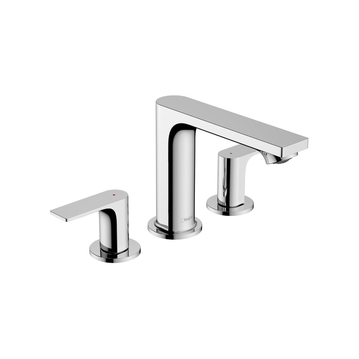 hansgrohe Rebris E Widespread Faucet 110 with Pop-Up Drain, 1.2 GPM, chrome