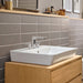 hansgrohe Rebris E Widespread Faucet 110 with Pop-Up Drain, 1.2 GPM, chrome - view 3