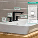 hansgrohe Rebris E Widespread Faucet 110 with Pop-Up Drain, 1.2 GPM, matte black - view 3