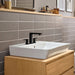 hansgrohe Rebris E Widespread Faucet 110 with Pop-Up Drain, 1.2 GPM, matte black - view 4