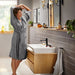 hansgrohe Rebris E Single-Hole Faucet 110 with Pop-Up Drain, 1.2 GPM, matte black - view 6