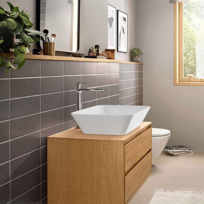 hansgrohe Rebris E Single-Hole Faucet 240, 1.2 GPM, chrome - view 5