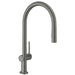 hansgrohe Talis N HighArc Kitchen Faucet, O-Style 2-Spray Pull-Down, 1.75 GPM, brushed black chrome