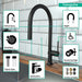 hansgrohe Talis N HighArc Kitchen Faucet, O-Style 2-Spray Pull-Down, 1.75 GPM, matte black - view 3