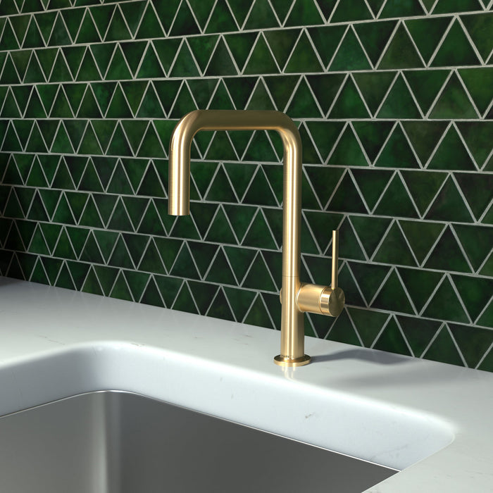 hansgrohe Talis N Kitchen Faucet, U-Style 1-Spray, 1.75 GPM, brushed gold optic - view 2