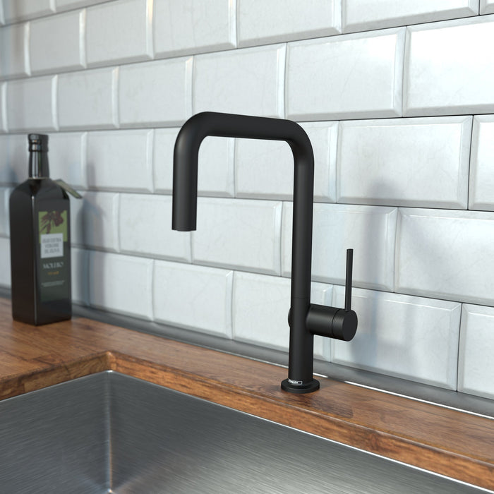 hansgrohe Talis N Kitchen Faucet, U-Style 1-Spray, 1.75 GPM, matte black - view 2