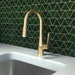 hansgrohe Talis S HighArc Kitchen Faucet, 2-Spray Pull-Down, 1.75 GPM, brushed gold optic - view 2