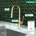 hansgrohe Talis S HighArc Kitchen Faucet, 2-Spray Pull-Down, 1.75 GPM, brushed gold optic - view 4