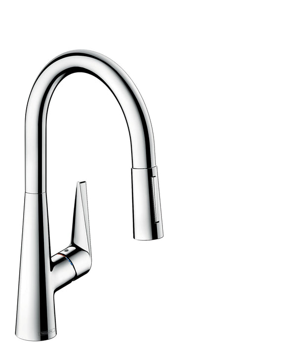 hansgrohe Talis S HighArc Kitchen Faucet, 2-Spray Pull-Down, 1.75 GPM, chrome