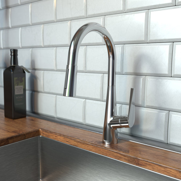 hansgrohe Talis S HighArc Kitchen Faucet, 2-Spray Pull-Down, 1.75 GPM, chrome - view 2