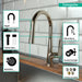 hansgrohe Talis S HighArc Kitchen Faucet, 2-Spray Pull-Down, 1.75 GPM, polished nickel - view 3
