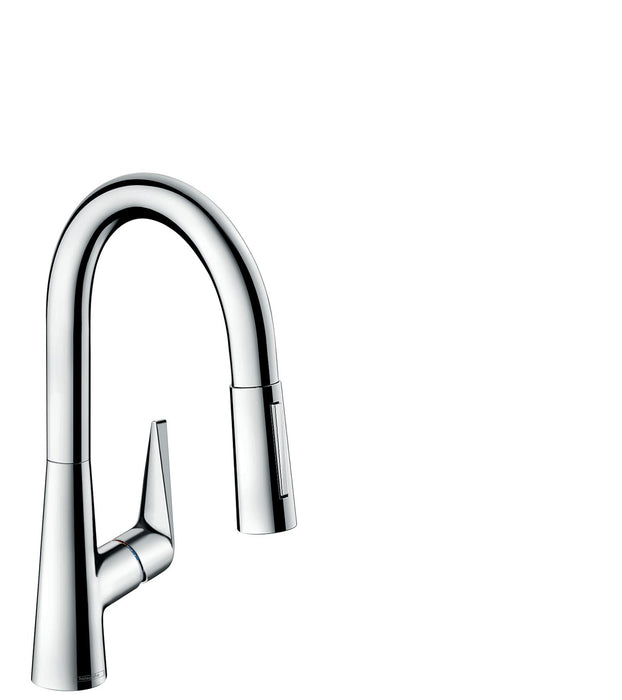 hansgrohe Talis S Prep Kitchen Faucet, 2-Spray Pull-Down, 1.75 GPM, chrome