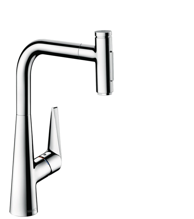 hansgrohe Talis Select S HighArc Kitchen Faucet, 2-Spray Pull-Out, 1.75 GPM, chrome