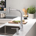 hansgrohe Talis Select S HighArc Kitchen Faucet, 2-Spray Pull-Out, 1.75 GPM, chrome - view 2