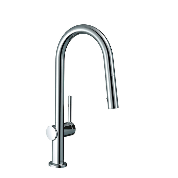 hansgrohe Talis N HighArc Kitchen Faucet, A-Style 2-Spray Pull-Down, 1.75 GPM, chrome