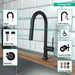 hansgrohe Talis N HighArc Kitchen Faucet, A-Style 2-Spray Pull-Down, 1.75 GPM, matte black - view 3