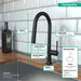 hansgrohe Talis N HighArc Kitchen Faucet, A-Style 2-Spray Pull-Down, 1.75 GPM, matte black - view 4