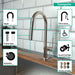 hansgrohe Talis N HighArc Kitchen Faucet, A-Style 2-Spray Pull-Down, 1.75 GPM, polished nickel - view 3