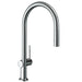 hansgrohe Talis N HighArc Kitchen Faucet, O-Style 2-Spray Pull-Down, 1.5 GPM, chrome