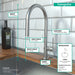 hansgrohe Talis N HighArc Kitchen Faucet, O-Style 2-Spray Pull-Down, 1.5 GPM, stainless steel optic - view 4