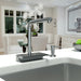 hansgrohe Aquno Select Kitchen Faucet, 2-Spray Pull-Out, 1.75 GPM, brushed black chrome - view 2