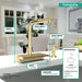 hansgrohe Aquno Select Kitchen Faucet, 2-Spray Pull-Out, 1.75 GPM, brushed gold optic - view 4