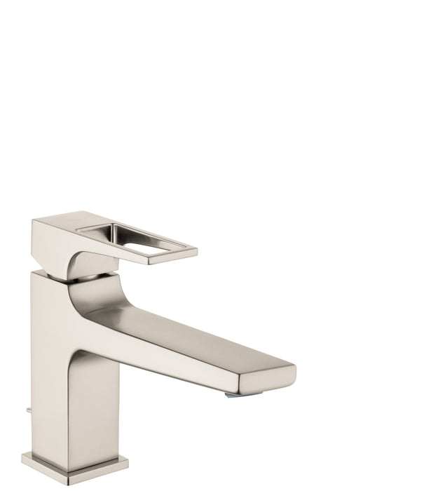 hansgrohe Metropol Single-Hole Faucet 100 with Loop Handle, 1.2 GPM, brushed nickel