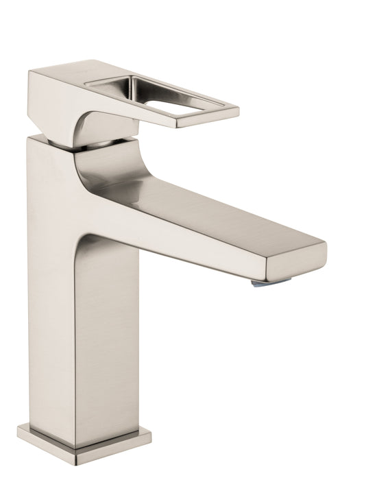 hansgrohe Metropol Single-Hole Faucet 110 with Loop Handle, 1.2 GPM, brushed nickel