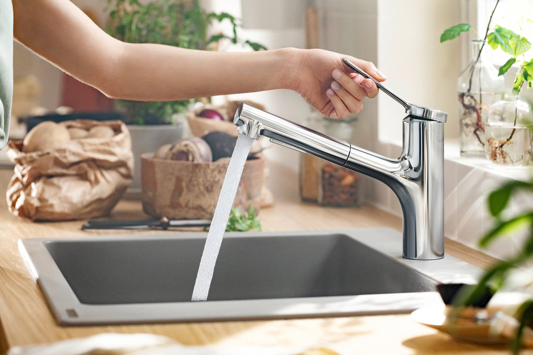 hansgrohe Zesis Kitchen Faucet 2-Spray, Pull-Out, 1.75 GPM, chrome - view 4