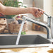 hansgrohe Zesis Kitchen Faucet 2-Spray, Pull-Out, 1.75 GPM, chrome - view 4