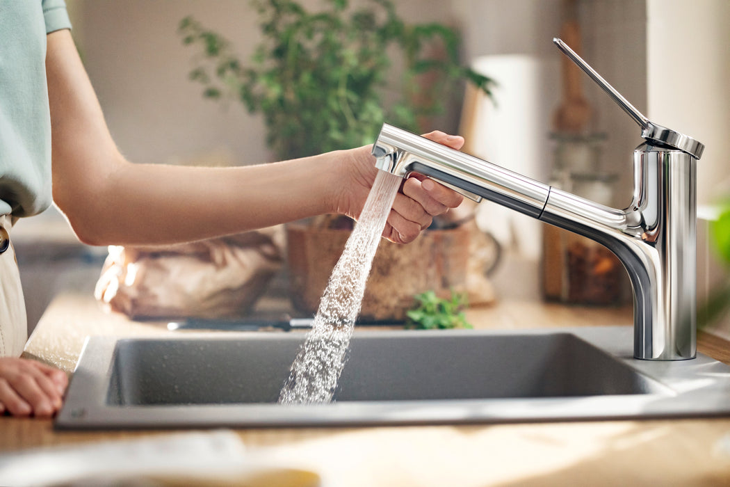 hansgrohe Zesis Kitchen Faucet 2-Spray, Pull-Out, 1.75 GPM, chrome - view 5