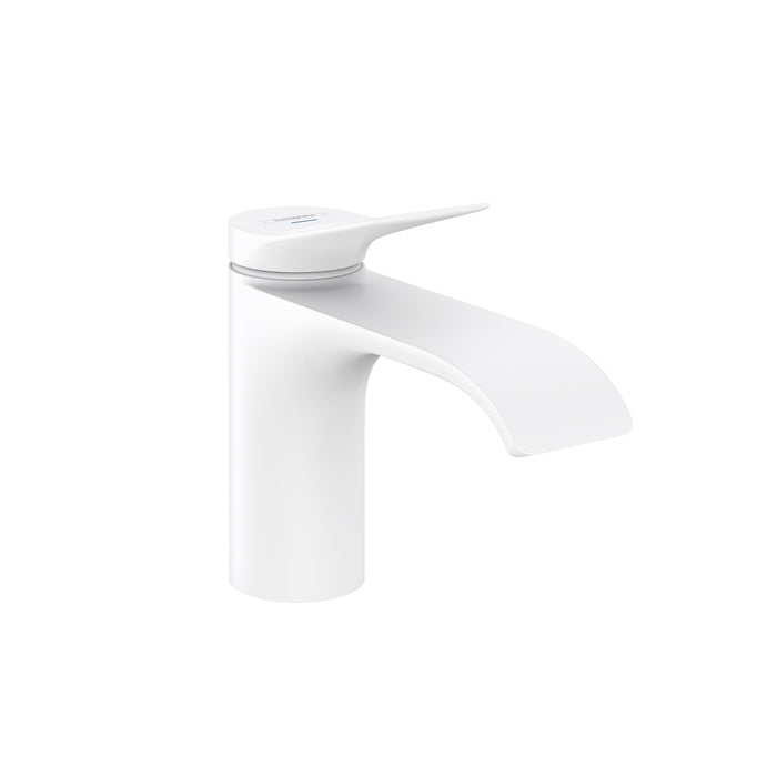 hansgrohe Vivenis Single-hole Faucet 80 with Pop--Up Drain, 1.2 GPM, matte white