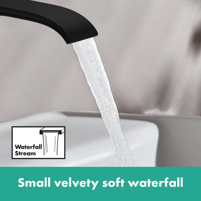 hansgrohe Vivenis Single-hole Faucet 110 with Pop-Up Drain, 1.2 GPM, matte black - view 2