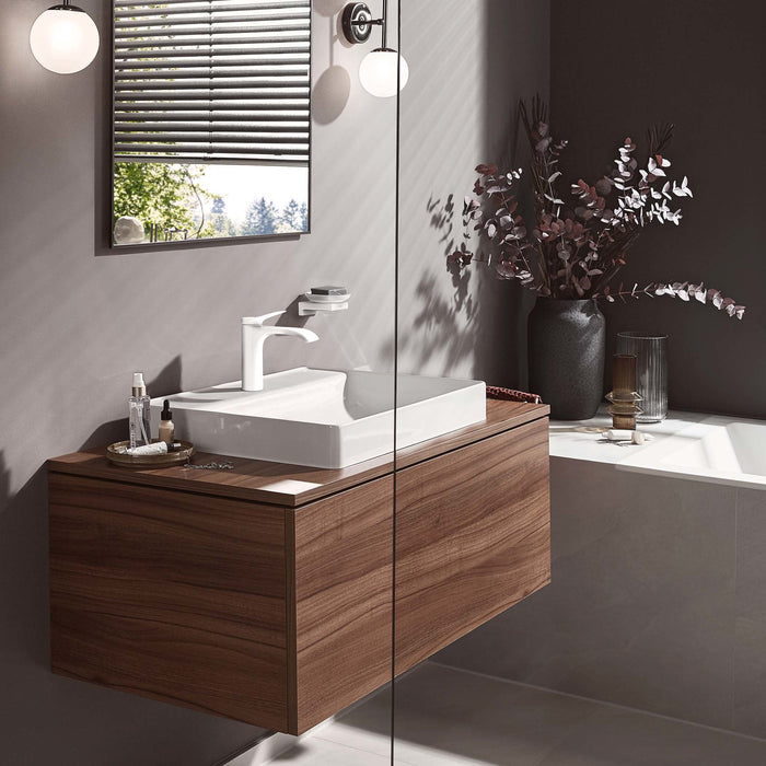 hansgrohe Vivenis Single-hole Faucet 110 with Pop-Up Drain, 1.2 GPM, matte white - view 5