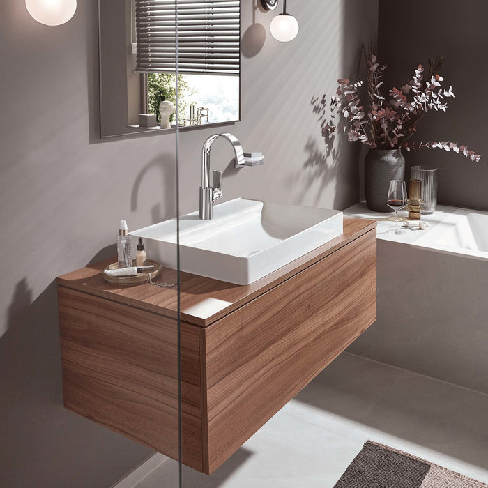 hansgrohe Vivenis Single-hole Faucet 210 with Swivel Spout and Pop-Up Drain, 1.2 GPM, brushed nickel - view 6